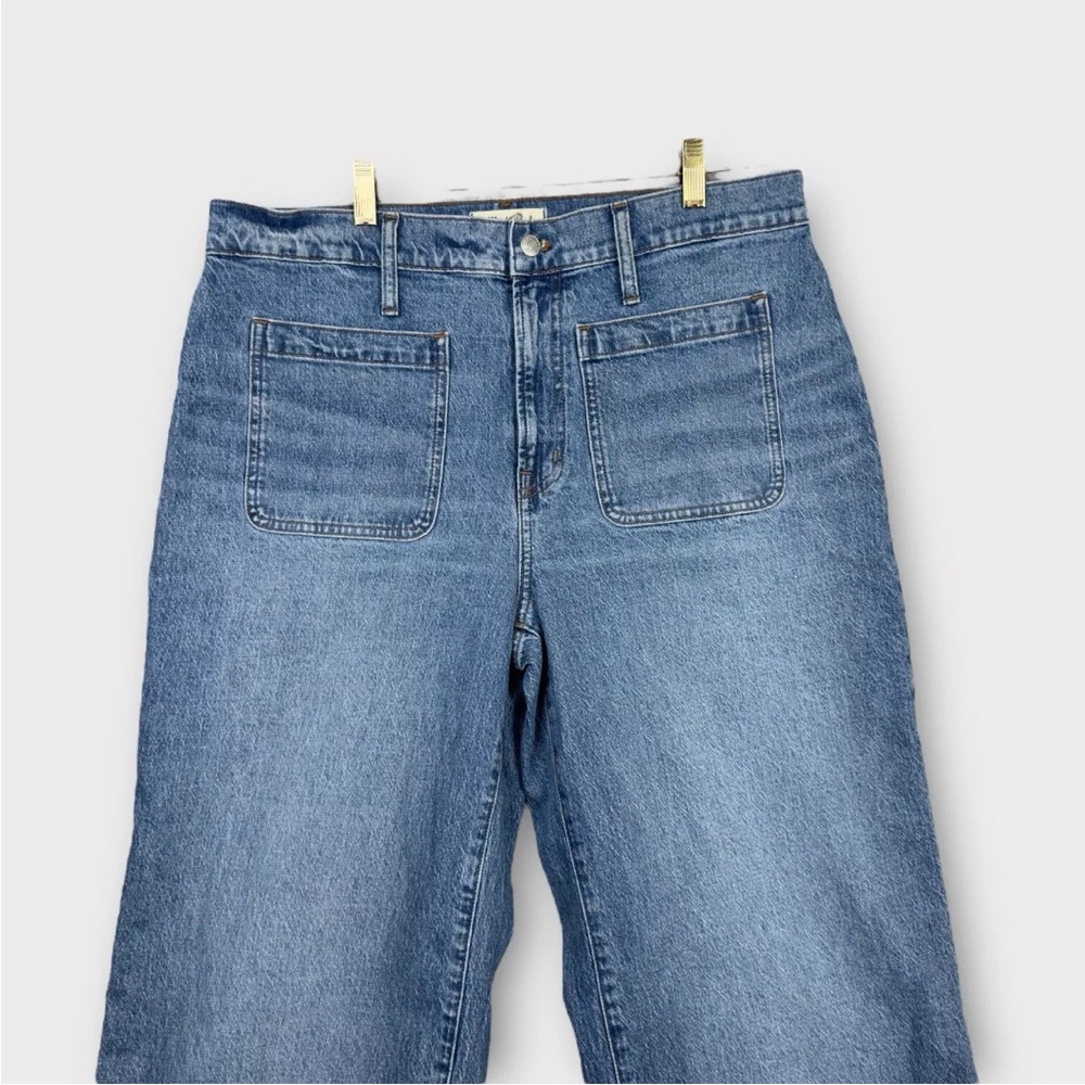 Madewell The Perfect Vintage Wide Leg Jeans Womens 32 Fit 34x31 Blue Denim Baggy - Picture 4 of 15